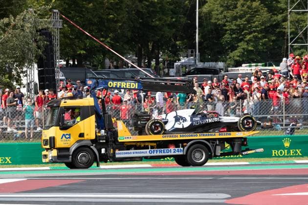 Formula 1 GP Italy Monza Sunday, 03 09 2023 The failed Yuki Tsunoda JPN Scuderia Alpha Tauri Formula 1 GP Italy Monza Sunday, 03 09 2023 Copyright: xBEAUTIFULxSPORTS Erlhofx
