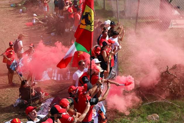 Tifosi, Fans, Race, Italian Grand Prix, Motorsport, Formula 1, 2023 season, 03 09 2023 ITA, Formula 1, Autodromo Nazionale Monza, 03 09 2023 Monza Copyright: xEibner-Pressefoto Grafx EP_AGF