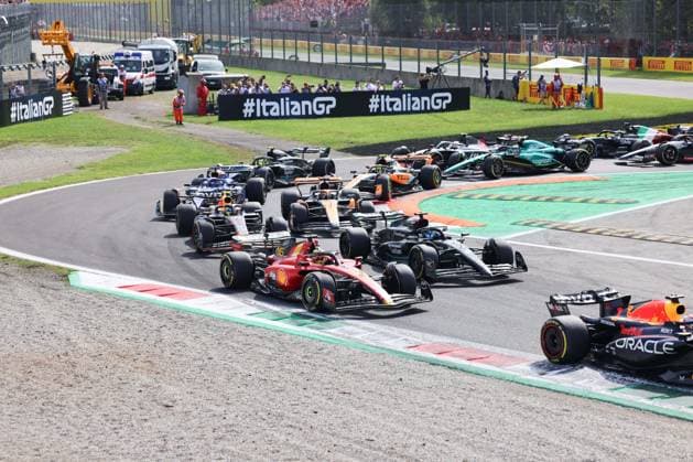 Race start, Race, Italian Grand Prix, Motorsport, Formula 1, 2023 season, 03 09 2023 ITA, Formula 1, Autodromo Nazionale Monza, 03 09 2023 Monza Copyright: xEibner-Pressefoto Grafx EP_AGF