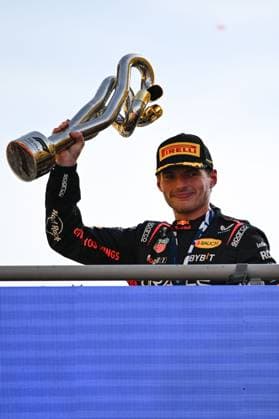 September 3, 2023, Monza, Mezzolombardo, Italy: Dutch driver Max Verstappen ( Oracle Red Bull Racing) celebrate on the Podium of FIA Formula1 Italian Grand Prix at Monza Circuit in Monza. Verstappen wins. Monza Italy - ZUMAf150 20230903_zsp_f150_019 Copyright: xDaisyxFacinellix