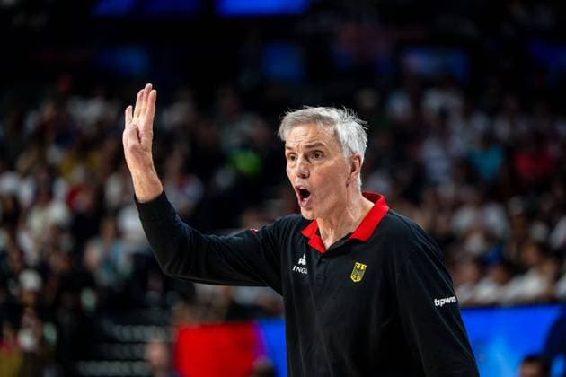 Basketball Okinawa 03 09 2023 FIBA Basketball World Cup 2023 Mens World Championship Round 2 Germany GER Slovenia SLO Gordon Herbert Germany, national coach