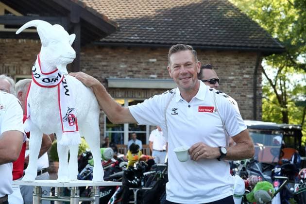 1 FC Cologne 1 FC Cologne, Gut Lärchenhof, FC Fairways 2023, Golfing for a good cause, Ex professional footballer Erik Meijer , 04 09 2023, Image