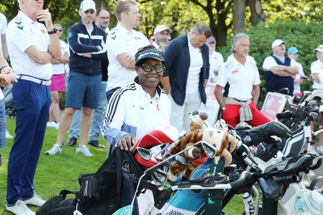 1 FC Cologne 1 FC Cologne, Gut Lärchenhof, FC Fairways 2023, golfing for a good cause, Shary Reeves, 04 09 2023, picture