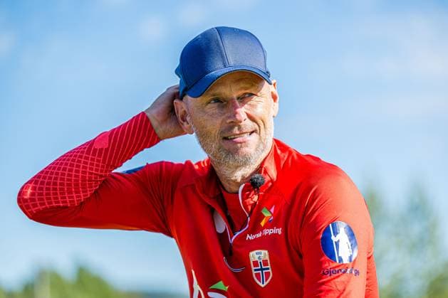 230904 Stale Solbakken, head coach of the Norwegian national football team during a press event on September 4, 2023 in Lillestrom Photo Marius Simensen BILDBYRAN COP 238 bbeng football fotboll fotboll norge norway practice soccer training trening träning  Copyright: MARIUSxSIMENSEN BB230904BB284