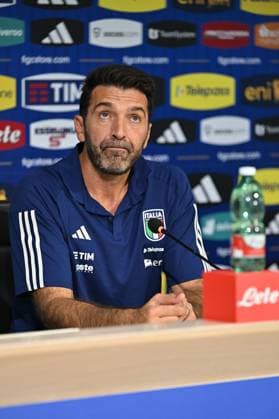 Head of Italy Delegation Gianluigi Buffon attends a press conference, PK, Pressekonferenz during Press conference of new Head of Italy Delegation Gianluigi Buffon, Other in Florence, Italy, September 04 2023  Copyright: xLisaxGuglielmi IPAxSportx xipa-ax xx 0 IPA_IPA40059321