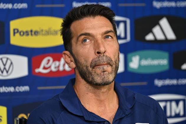Head of Italy Delegation Gianluigi Buffon attends a press conference, PK, Pressekonferenz during Press conference of new Head of Italy Delegation Gianluigi Buffon, Other in Florence, Italy, September 04 2023  Copyright: xLisaxGuglielmi IPAxSportx xipa-ax xx 0 IPA_IPA40059325