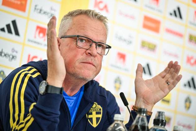 STOCKHOLM 20230904 Head coach Janne Andersson during a press conference on the occasion of the mens national teams European Championship qualifying session STOCKHOLM SVERIGE x10060x  Copyright: xHenrikxMontgomery TTx FOTBOLL EM-KVAL PRESSTRÄFF