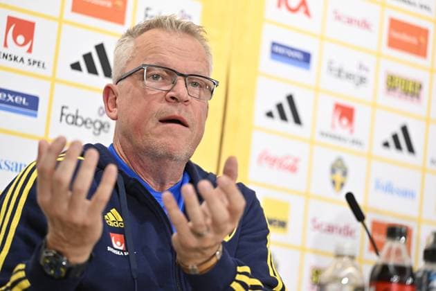 STOCKHOLM 20230904 Head coach Janne Andersson during a press conference on the occasion of the mens national teams European Championship qualifying session STOCKHOLM SVERIGE x10060x  Copyright: xHenrikxMontgomery TTx FOTBOLL EM-KVAL PRESSTRÄFF