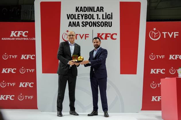 Volleyball, Turkish Volleyball Federation presents KFC as sponsor for the 1st league in Istanbul