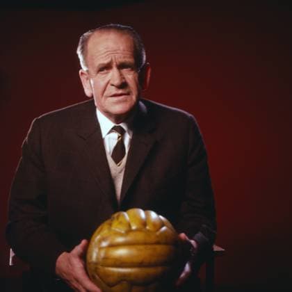 Josef Sepp Herberger, deutscher Fußballspieler und Trainer, Deutschland 1966. German football player and coach Josef Sepp Herberger, Germany 1966. Nur redaktionelle Nutzung. Editorial usage only. Copyright: ArthurxGrimm UnitedArchives82001015 0095020162