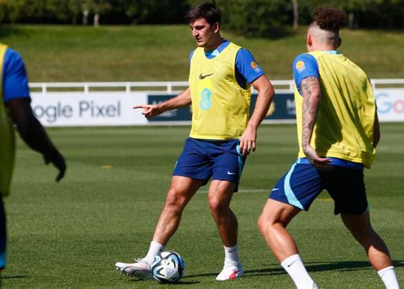 England Mens Training, St Georges Park, Sep 5 2023 Harry Maguire Manchester United, ManU during the England Mens Training session at St Georges Park, Burton On Trent on September 5th - Burton Upon Trent England Copyright: xStevexBond PPAUKx PPA-051213