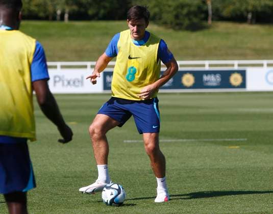 England Mens Training, St Georges Park, Sep 5 2023 Harry Maguire Manchester United, ManU during the England Mens Training session at St Georges Park, Burton On Trent on September 5th - Burton Upon Trent England Copyright: xStevexBond PPAUKx PPA-051214