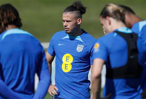 England Mens Training, St Georges Park, Sep 5 2023 Kalvin Phillips (Manchester City) during the England Mens Training session at St Georges Park, Burton On Trent on September 5th - Burton Upon Trent England Copyright: xStevexBond PPAUKx PPA-051233