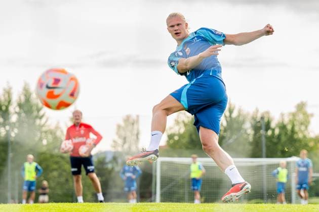 Football, Euro Quali, Norway National Team, Training