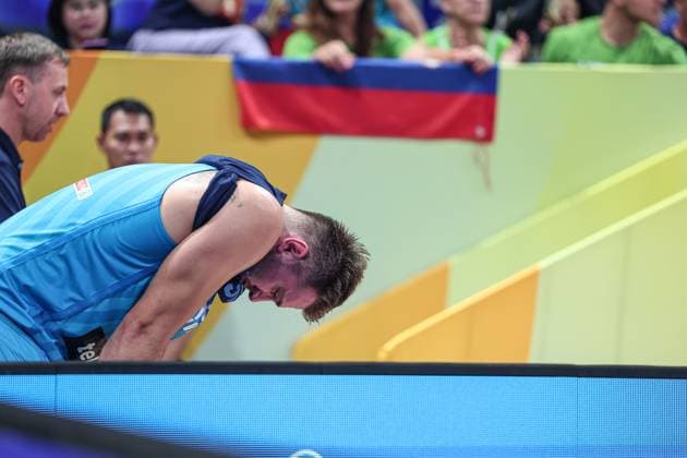 (230906) -- MANILA, Sept. 6, 2023 -- Slovenia s Luka Doncic reacts during the quarterfinal between Canada and Slovenia at the 2023 FIBA World Cup in Manila, the Philippines, Sept. 6, 2023. ) (SP)PHILIPPINES-MANILA-BASKETBALL-FIBA WORLD CUP-QUARTERFINAL-CAN VS SLO WuxZhuang 
