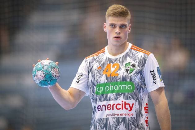 06 09 2023, Schwalbe Arena, Gummersbach, Liqui Moly Handball Bundesliga, season 2023 2024, VfL Gummersbach TSV Hannover Burgdorf Martin Hanne TSV Hannover Burgdorf North Rhine Westphalia Germany