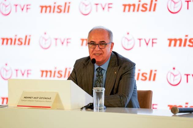 Volleyball, Misli neuer Sponsor des Türkischen Volleyballverbands, Pressekonferenz in Istanbul