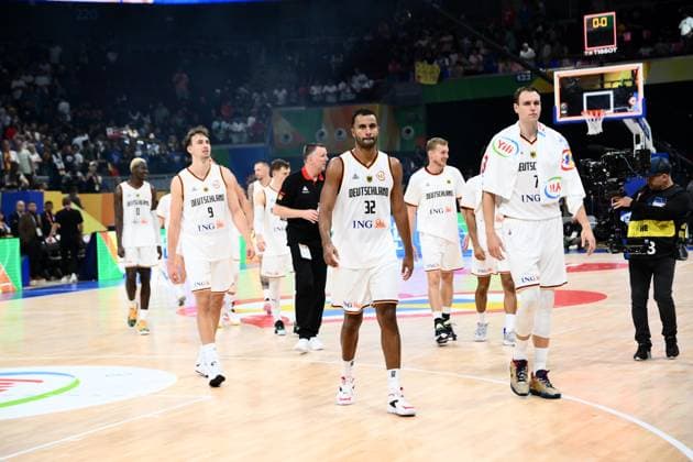 Germany team group, Mannschaftsbild, Totale SEPTEMBER 6 , 2023 - Basketball - FIBA World Cup 2023 - Quarter-Finals match between Germany 81-79 Latvia at Mall of Asia Arena, Manila, Philippines.  (228459175)