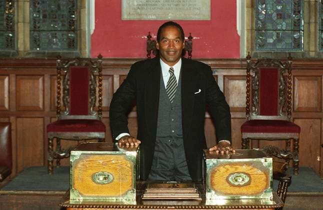 O.J. SIMPSON Former American Footballer (Recently acquitted by an American court of the murder of his wife) COMPULSORY CREDIT: UPPA Photoshot Photo UIW 011516 A-36 14.05.1996 O.J. SIMPSON Former American Footballer (Recently acquitted by an American court of the murder of his wife) COMPULSORY CREDIT: Talking Photoshot Photo UIW 011516 A-36 14.05.1996, Credit:Photoshot Avalon United Kingdom  Copyright: xPhotoshotx xAvalonx 0504159910