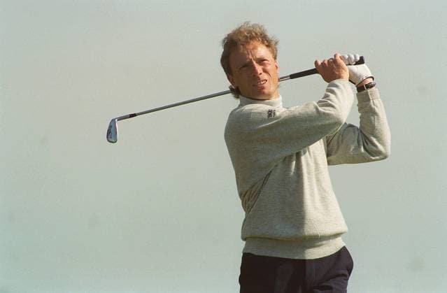 BERNHARD LANGER German Professional Golfer (Playing in the Benson and Hedges Pro-Am Celebrity Golf Tournament at Thame, Oxfordshire) COMPULSORY CREDIT: UPPA Photoshot Photo UIW 011517 G-21 15.05.1996 BERNHARD LANGER German Professional Golfer (Playing in the Benson and Hedges Pro-Am Celebrity Golf Tournament at Thame, Oxfordshire) COMPULSORY CREDIT: Talking Photoshot Photo UIW 011517 G-21 15.05.1996, Credit:Photoshot Avalon United Kingdom  Copyright: xPhotoshotx xAvalonx 0504160351