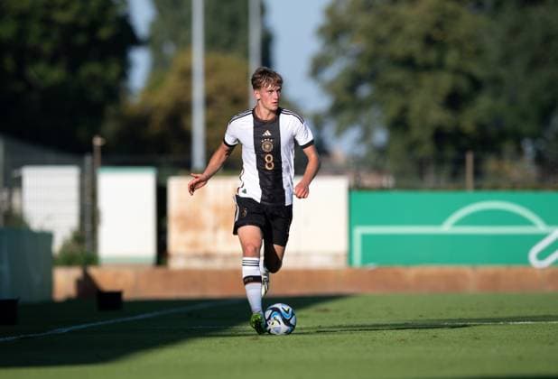 Football, U20, season 2023 24, Elite League U20 1 matchday , Germany U20 Italy U20 in Berlin, Aljoscha Kemlein U20 Germany , 07 09 2023, Copyright: xSebastianxRäppold MatthiasxKochx
