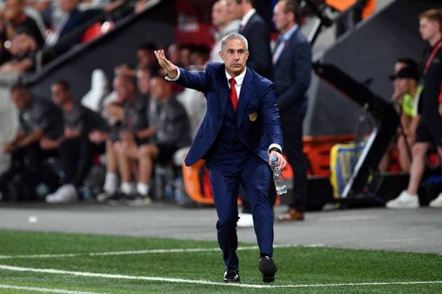 September 7, 2023, Prague, Czech Republic: Coach of Albania SYLVINHO during UEFA EURO, EM, Europameisterschaft,Fussball 2024 Group E qualifying soccer match in Prague on September 7, 2023 Prague Czech Republic - ZUMAr156 20230907_aap_r156_008 Copyright: xSlavekxRutax
