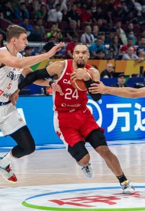 September 8, 2023, Manila, Philippines: FIBA World Cup Basketball semi-Final. Serbia vs Canada. Canadas Dillon BROOKS in action Manila Philippines - ZUMAr144 20230908_zap_r144_006 Copyright: xJaynexRussellx