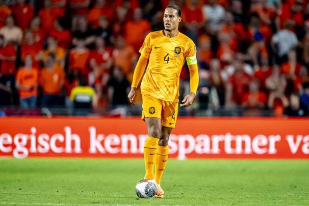 EINDHOVEN, Netherlands, 07-09-2023, football, Philips stadium, European Qualifier EK 2024, season 2023 2024, during the match Netherlands - Greece, Netherlands player Virgil van Dijk Netherlands - Greece  x22260335x Copyright: