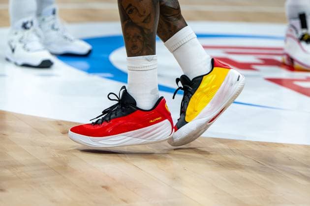 Basketball Manila Pasay 08 09 2023 FIBA Basketball World Cup 2023 Mens World Cup Semifinals United States of America USA Germany GER Dennis Schröder Schroeder Germany, No 17 Schröder Schroder Shoes