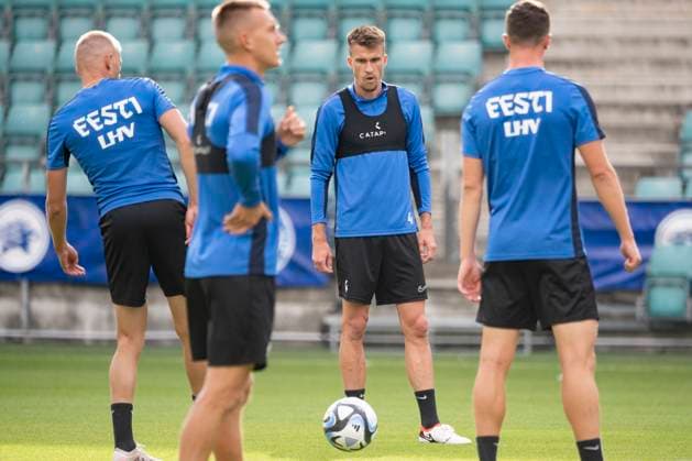 TALLIN 20230908 Estonia national team player Mattias Käit ahead of tomorrows European Championship qualifier against Sweden TALLIN ESTONIA x10060x  Copyright: xHenrikxMontgomery TTx EM-KVAL ESTLAND TALLIN