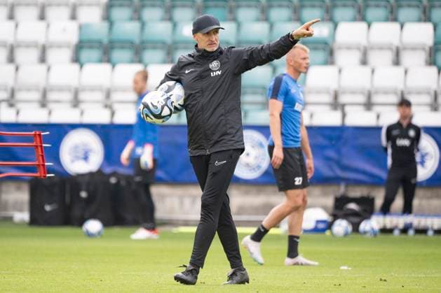 Football, Euro Quali, Estonia National Team Training and Press Conference