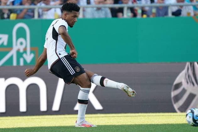 Tan Kenneth Schmidt Germany U21 08 09 2023 Germany U21 vs Ukraine U21, Ludwigsparkstadion Saarbrücken, friendly match,