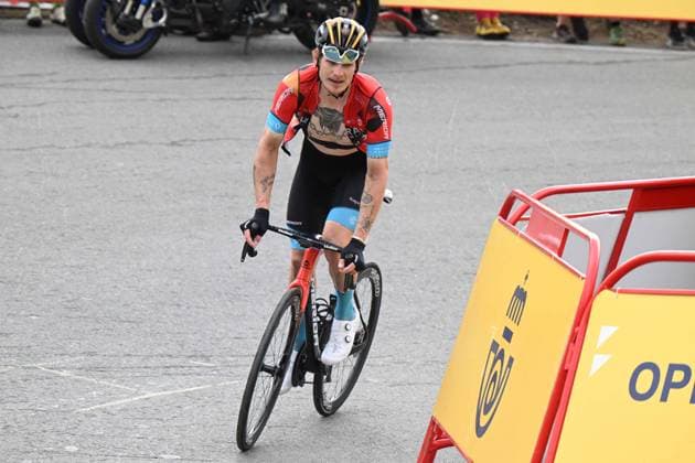 08-09-2023 Vuelta A Espana; Tappa 13 Formigal - Tourmalet; 2023, Bahrain - Victorious; Sutterlin, Jasha; Tourmalet; 