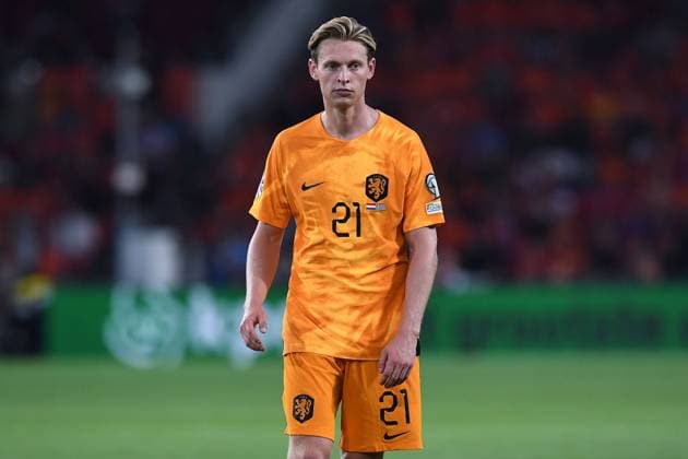 Soccer UEFA European Qualifiers Netherlands Greece on 07 09 2023 at Philips Stadium in Eindhoven Frenkie de Jong Netherlands xRx