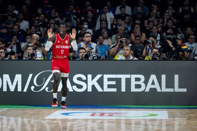 Basketball Manila Pasay 08 09 2023 FIBA Basketball World Cup 2023 Mens World Cup Semifinals United States of America USA Germany GER Dennis Schröder Schroeder Germany, No 17 Schröder Schroder