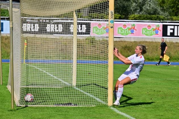 Marleen Schimmer 1 FC Koeln 23 goal shot to 5 0 GER, SFC Stern 1900 vs 1 FC Koeln, womens soccer, DFB Pokal women, 2 round, 2023 2024, 09 09 2023 DFL REGULATES PROHIBIT ANY USE OF PHOTOGRAPHS AS IMAGE SEQUENCES AND OR QUASI VIDEO GER, SFC Stern 1900 vs 1 FC Koeln, womens soccer, DFB Pokal women, 2 round, 2023 2024, 09 09 2023 Berlin Copyright: xEibner-Pressefotox xClaudiusxRauchx EP_CRH