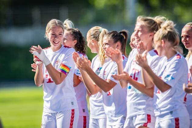 DFB Pokal Women, SFC Stern 1900 vs 1 FC Koeln Berlin, 09 09 2023 Sharon Beck 1 FC Koeln, 10 celebrate the victory DFB Pokal Women 2 Round, SFC Stern 1900 vs 1 FC Koeln, Stadion Lichterfelde, Berlin 09 09 2023 DFL REGULATIONS PROHIBIT ANY USE OF PHOTOGRAPHS AS IMAGE SEQUENCES AND OR QUASI VIDEO Copyright: xBEAUTIFULxSPORTS LucianoxLimax