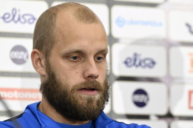 Teemu Pukki of Team Finland during an international press conference, PK, Pressekonferenz of team Finland in Helsinki, Finland, on September 9, 2023, on the eve of a UEFA EURO, EM, Europameisterschaft,Fussball 2024 football tournament qualifying match against Denmark. Helsinki Finland LKFTJK20230909174117NHPV  Copyright: xVesaxMoilanenx LKFTJK20230909174117NHPV