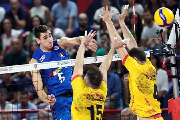 Volleyball, European Championship, Italy - North Macedonia