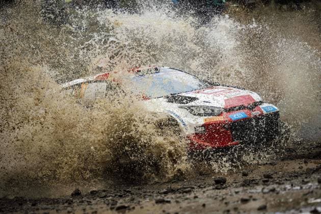 Bilder des Jahres 2023, Sport 09 September Sport Themen der Woche KW36 Sport Bilder des Tages 17 SÃ bastien OGIER (FRA), Vincent LANDAIS (FRA), TOYOTA GAZOO RACING WRT, TOYOTA GR Yaris Rally1 Hybrid, WRC, Motorsport Rallye, WM action during the Acropolis Rally Greece 2023, 10th round of the 2023 WRC World Rally Car Championship, from September 7 to 10, 2023 in Lamia, Greece - AUTO - WRC - ACROPOLIS RALLY GREECE 2023 DPPI Panoramic  EKO_AcropolisRally2023_NK_826
