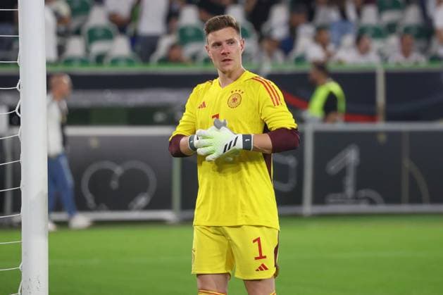 09 09 2023, xgox, football Laenderspiel , Germany Japan emspor, v l Marc Andre ter Stegen Germany, 1 disappointed, looks disappointed, dejected, disappointed DFL DFB REGULATES PROHIBIT ANY USE OF PHOTOGRAPHS as IMAGE SEQUENCES and or QUASI VIDEO Wolfsburg