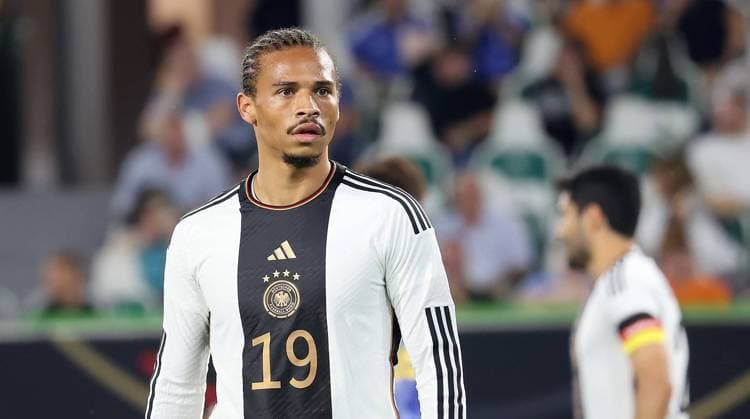 Leroy Sane GER football, 2023 2024 season, DFB, national team, test, Volkswagen Arena, Germany vs Japan, 1 4 DFL REGULATIONS PROHIBIT ANY USE OF PHOTOGRAPHS AS IMAGE SEQUENCES AND OR QUASI VIDEO