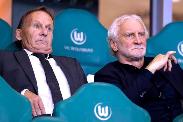WATZKE Hans Joachim with VOELLER Rudi DFB DFB Friendly Match Soccer Germany Japan 1 4 on 09 09 2023 in Wolfsburg DFL REGULATIONS PROHIBIT ANY USE OF PHOTOGRAPHS as IMAGE SEQUENCES and or QUASI VIDEO Copyright: xLacixPerenyix