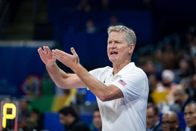 Basketball Manila Pasay 10 09 2023 FIBA Basketball World Cup 2023 Mens World Championship Match for 3rd Place Bronze United States of America USA Canada CAN STEVE KERR USA, coach