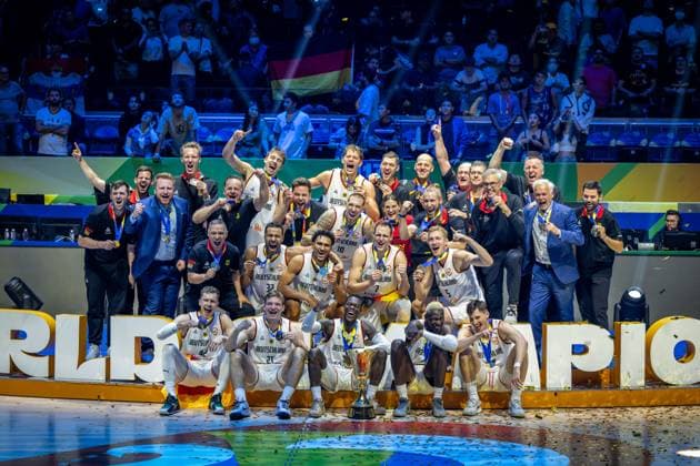 Basketball Manila Pasay 10 09 2023 FIBA Basketball World Cup 2023 World Cup Men Final Germany GER Serbia SRB