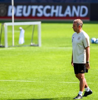 national team, training Wolfsburg, 10 09 2023, national team Germany, public training at AOK stadium national coach Hans Dieter Flick Wolfsburg