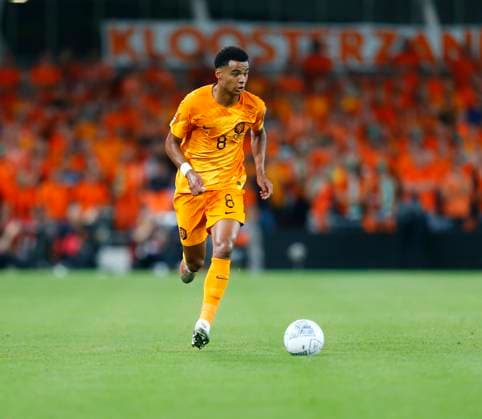 10th September 2023; Aviva Stadium, Dublin, Ireland; International Football Group B Euro 2024 Qualifier, Republic of Ireland versus Netherlands; Cody Gakpo on an attacking run  ActionPlus12552746 AshleyxCahill