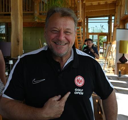 11 09 2023 Gründau Golfpark Gut Hühnerhof Eintracht Frankfurt Golf Open ball maker Jörg Müller Metropress