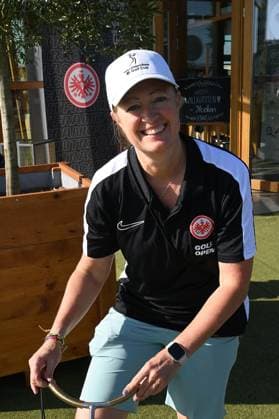 11 09 2023 Gründau Golfpark Gut Hühnerhof Eintracht Frankfurt Golf Open Renate Lingor, ex soccer professional today at the DFB as manager for womens soccer