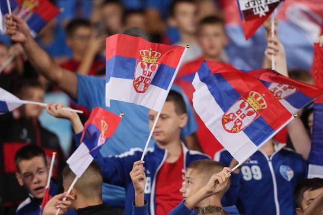 SERBIA vs HUNGARY SUPPORTERS football Serbia vs Hungary, Uefa European qualification match, Rajko Mitic stadium Belgrade, 07.09.2023. foto: FOOTBALL, SERBIA, HUNGARY, UEFA European Championship, EM, Europameisterschaft QUALIFICATION, EURO, RAJKO MITIC STADIUM Beograd Rajko Mitic stadium Serbia Copyright: xMarkoxMetlas xMNxPressx